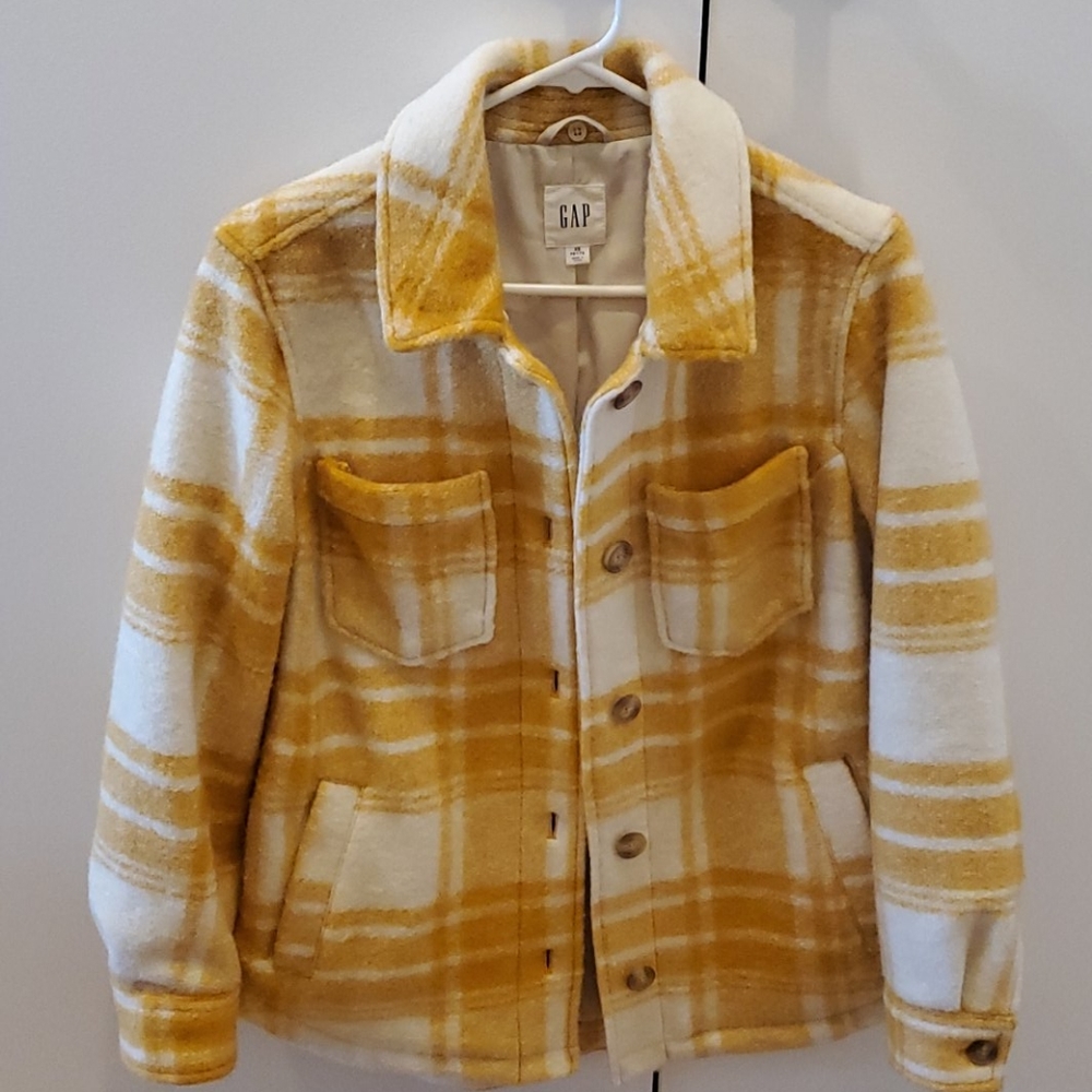 Gap Wool Blend Shirt Jacket